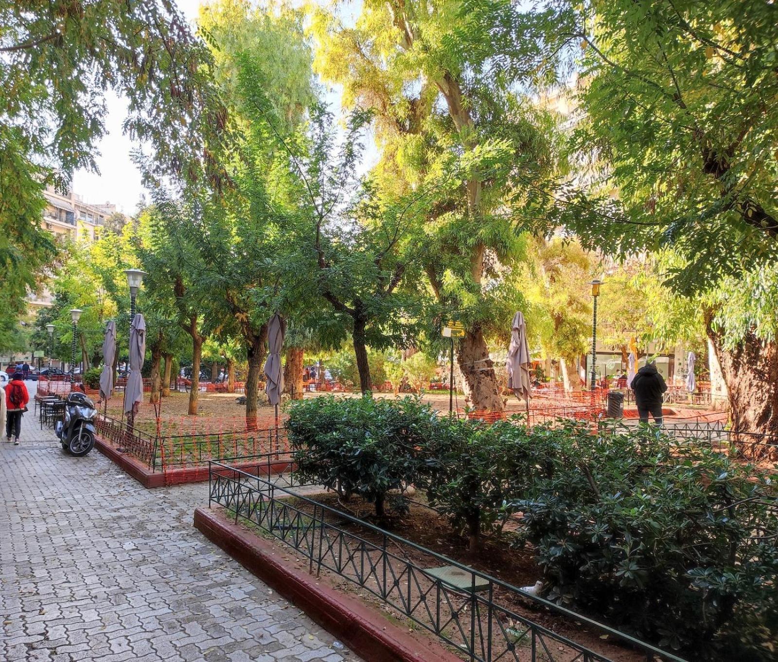 Apartamento Aris Urban Pagrati Atenas Exterior foto
