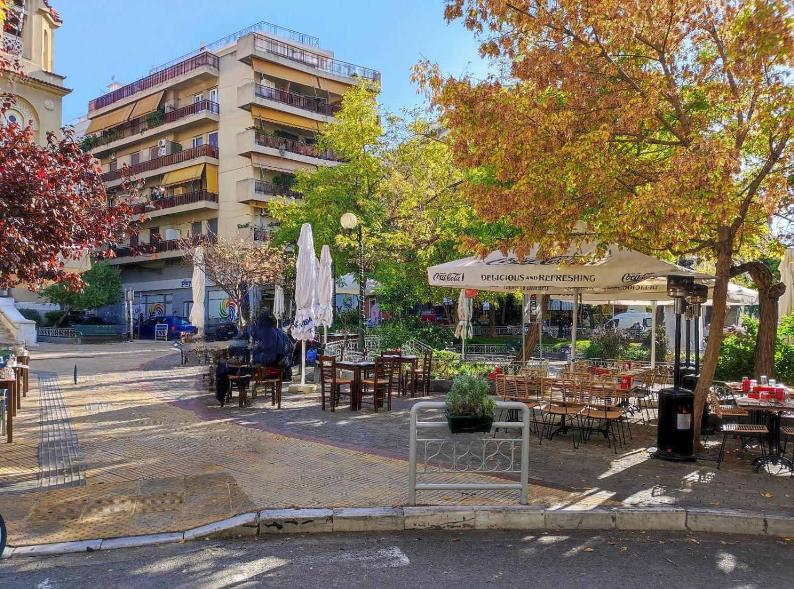 Apartamento Aris Urban Pagrati Atenas Exterior foto