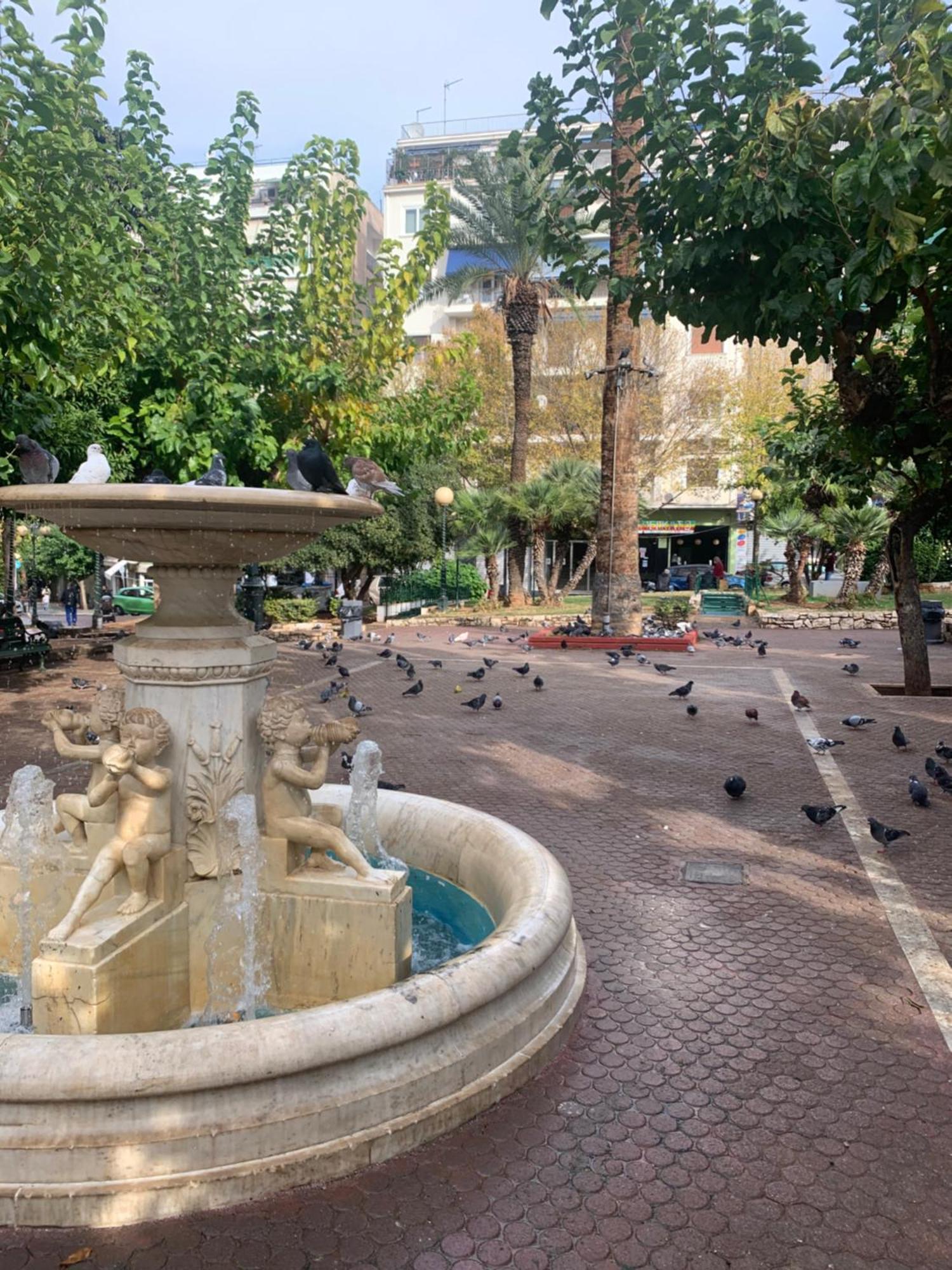 Apartamento Aris Urban Pagrati Atenas Exterior foto